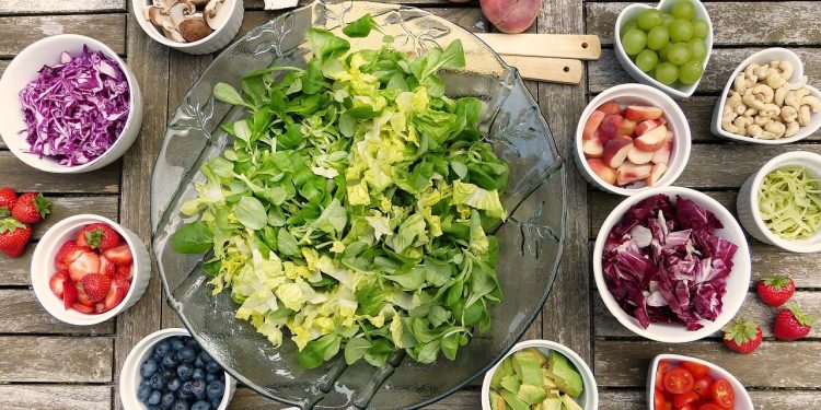 salad, fruit, berry, healthy, vitamins, fresh, food, vegetarian, meal, bio, raw food, vegan, diet, buffet, salad bowl, bowls, vegetables